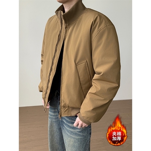 夹棉夹克保暖棉衣教练飞行员短款外套男女同款 5D1199-TP48不图片