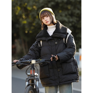 山系90白鸭绒羽绒服中性风A306-Y203-288元图片