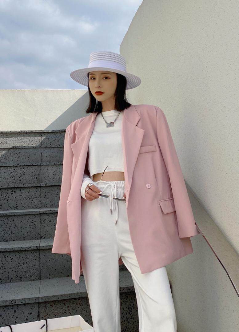 现货百搭纯色新款西装，女装西装，AT(2F)