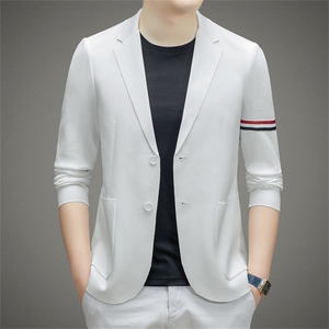 2023春秋男士商务休闲西服男装新款宽松免烫纯色外套ZL88805-P220图片