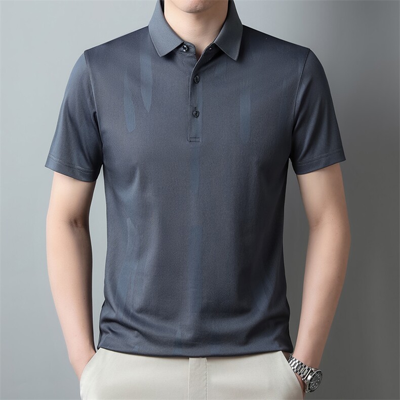 ZG1375男式2023年夏季新款T恤男短袖商务时尚休闲体恤男装P140,男装T恤,电商B360