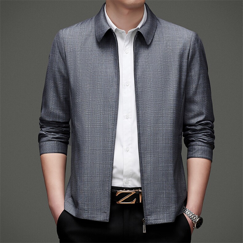 ANj2131钱塘2020-3秋季新款休闲时尚男士夹克外套高品质P140图片