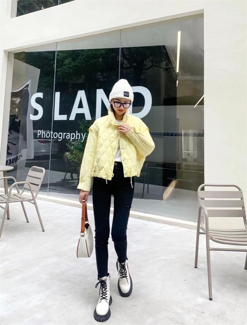 2021新款秋轻薄设计款秋羽绒服，女装羽绒服，溪肆
