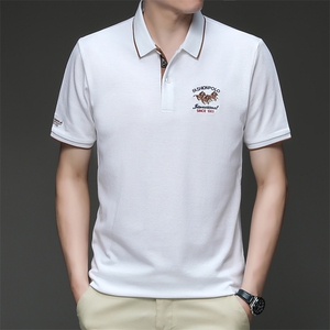 DY3320钱塘2020-3夏季新款高端短袖翻领男中青年休闲T恤P48图片