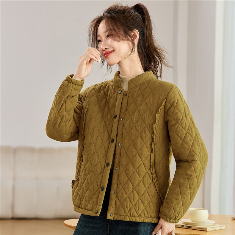叶笙衣82586立领棉衣,女装棉衣/棉服,叶笙衣