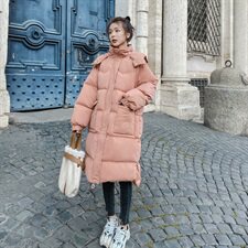 主推大货2色！双拉链下摆开叉中长棉衣浙宝207-J0911，女装棉衣/棉服，卡莱