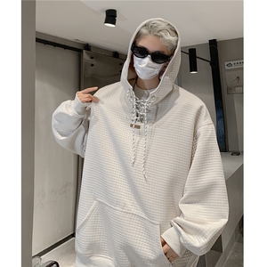 秋装新品 小众设计感连帽卫衣情侣休闲宽松上衣外套男女G1096 P68图片