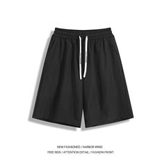 抖音品质夏季新款气孔透气速干冰丝短裤B315-K25542-特p25控48，男装休闲裤，电商B315