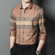 CA2329钱塘2020-2秋季新款百搭中青年男士时尚帅气长袖衬衣P80，男装衬衫，钱塘207-2