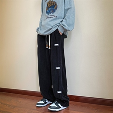 22秋冬400克重新款宽松港风百搭休闲直筒裤B266-X832-P6078，男装休闲裤，星座B257-1