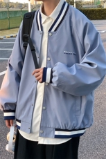 新款上市潮牌情侣春季上衣宽松休闲夹克外套CYJK2126-P45，男装夹克，电商A128