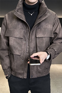标50 数据款 皮羽绒服男2025冬季新款厚款外套B240-YR25189-225图片