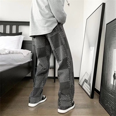 牛仔裤男宽松直筒裤K8073P42，男装牛仔裤，星座1116-2
