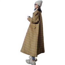 现货271-932-P165中长款毛呢外套控238，女装毛呢外套，浙宝271