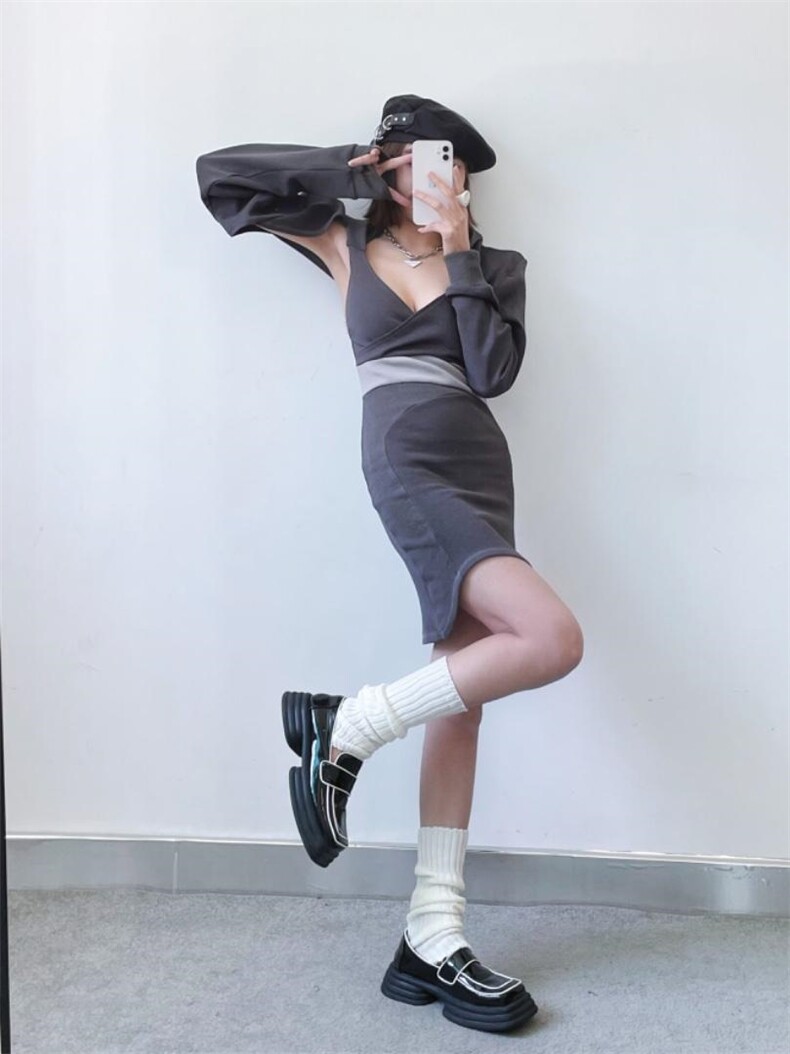 两件套连衣裙，女装连衣裙，YSQ Boomboom