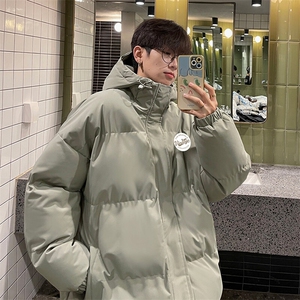 现货 抖音得物可供视频 三防加厚羽绒连帽棉衣外套面包棉服 85527图片