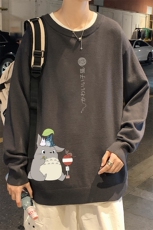 M67152-P45加绒款-P65圆领毛衣男大码针织衫男毛线衣线衫，男装针织衫/毛衣，电商A040