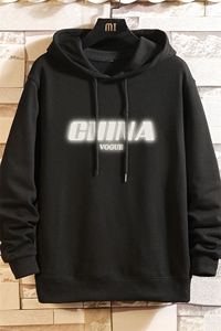 WY2053-P40 连帽卫衣男加肥加大码胖子棒球服外套图片