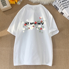 可48小时发货支持抖音得物来样二开美式满天星亮片短袖T恤MTX656，男装T恤，电商A486