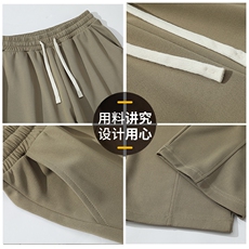 休闲裤男潮流宽松直筒长裤DSA157B-K828-P40，男装休闲裤，电商A157B