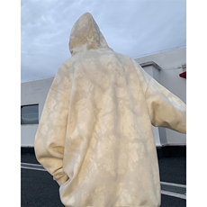 W6162P55控78脏脏扎染60棉连帽宽松设计卫衣，男装卫衣，电商B205