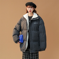 ！2023冬季新款男女同款棉衣情侣中性风立领棉服MY101特P78，男装棉衣，电商B220