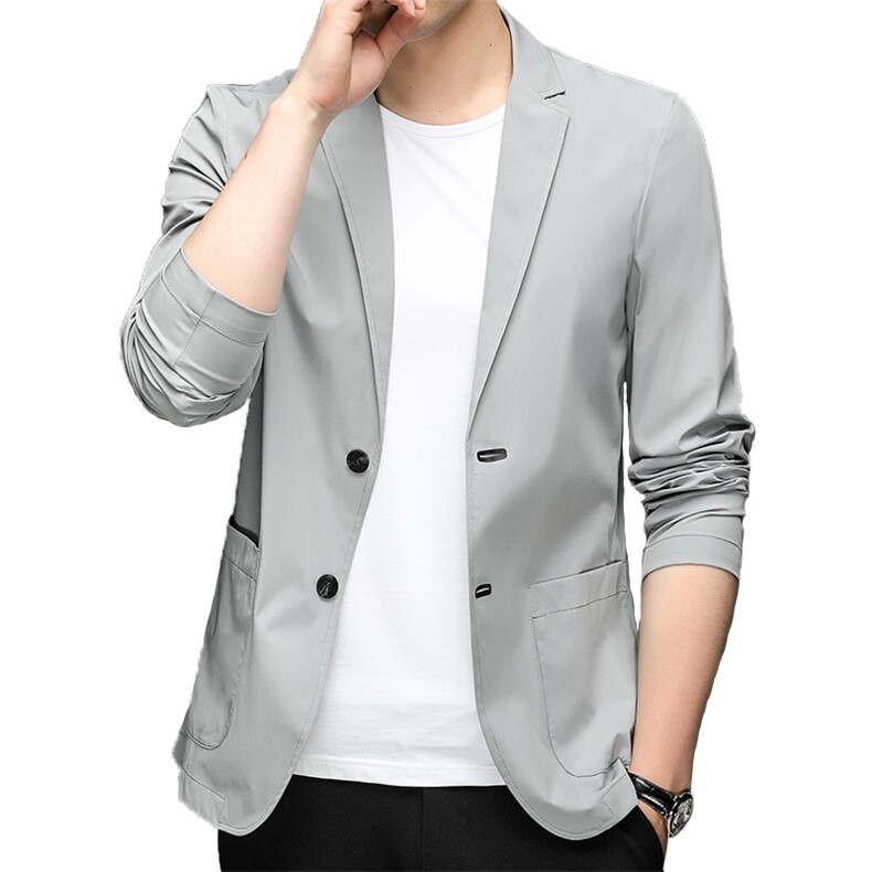 F82382钱塘2020-1时尚简约中年男士百搭合身休闲西服P125,男装西服,钱塘207-1