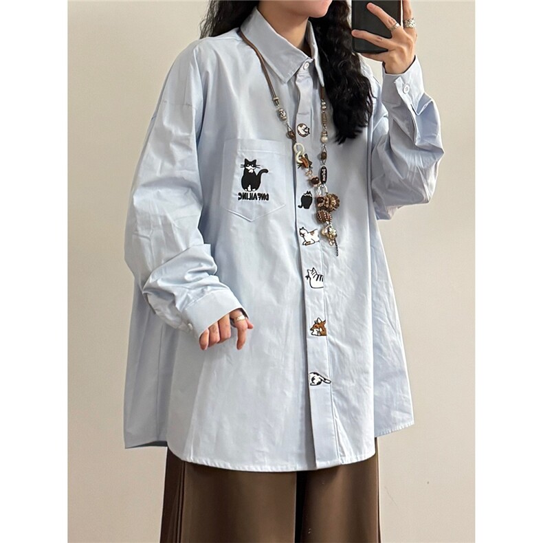 潮新中式提花立领长袖衬衫男复古暗纹肌理盘扣中山装上衣服,男装衬衫,四季星座505