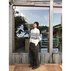 重磅秋冬装北极绒套头毛衣美式复古休闲慵懒风提花工艺针织衫外套，男装针织衫/毛衣，电商A443