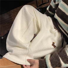 2025冬季新款潮流保暖双面摇粒绒宽松休闲裤B315-K884-P65控88，男装休闲裤，电商B315