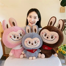皮皮乐园毛绒玩具 金貂围巾拉布布