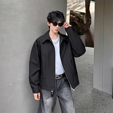 现货老钱风复古简约休闲外套男夹克A071-3326-P98，男装夹克，电商A071