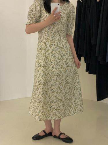 夏季新款碎花修身连衣裙，女装连衣裙，Here Bella(5F)