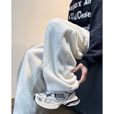 羊羔绒休闲卫裤男女秋冬季加绒加厚男DBK65P46，男装休闲裤，星座1116-2