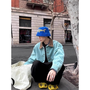 cleanfit工装夹克男高质量潮牌美式复古底特律外套翻领JK1167-P88图片