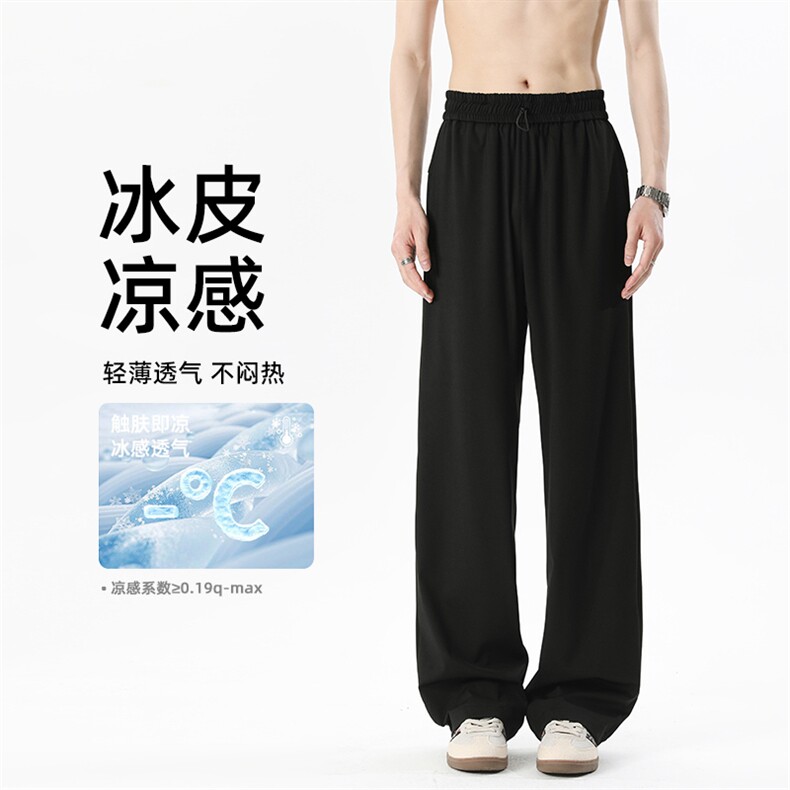 2026春季新款无影墙GTAL同款冰皮西裤M-5XLHK26041-特P40，男装西裤，电商A022