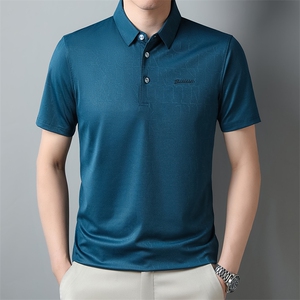 新款男士夏季短袖T恤男翻领领休闲POLO衫潮流宽松男装ZG1370-P60图片