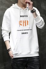 套头卫衣男春秋季韩版青少年运动休闲潮流连帽衣服DF173T，男装卫衣，电商A102
