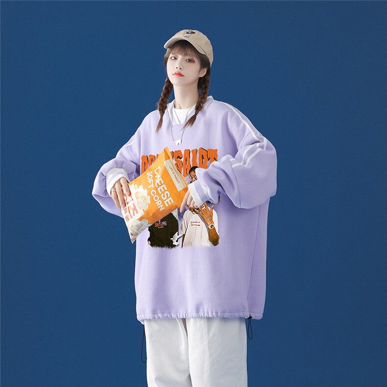 中性风2024秋季新品港风潮牌说唱歌手街头风卫衣B07p55控68,男装卫衣,A247A
