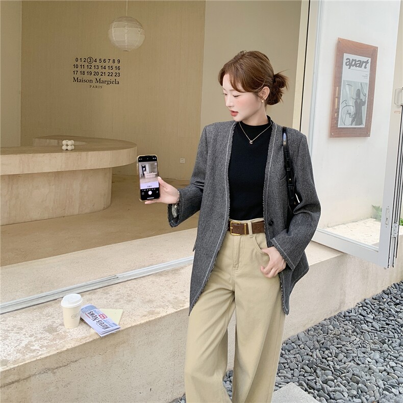 2025秋装人字呢外套2C322-W3001-P185-K258,女装毛呢外套,2C322