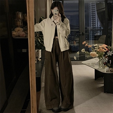 美式复古百搭夹克外套女2025春季新款宽松小个子上衣C773-98，男装夹克，星座911-2(原星座613-2）