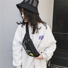 日系胸百搭ins运动单肩包腰包包男潮牌街头潮流个性斜挎包，鞋类箱包男包，星座510A-2