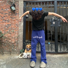 美式高街潮牌男女运动休闲裤直筒宽松慵懒显瘦印花休闲卫裤子，男装休闲裤，电商A486