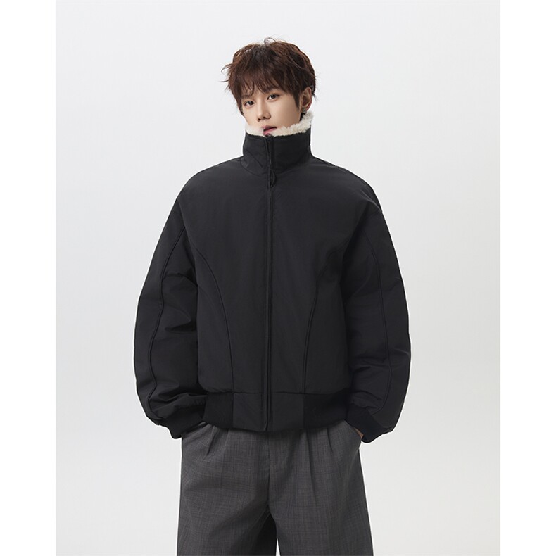 座山雕派克服夹克棉服加厚宽松立领保暖棉衣外套-F757特P120,男装夹克,电商B289