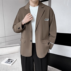 23/秋轻熟风西装外套男士韩版宽松潮流西服上衣A210-XZ01-P95，男装西服，电商A210