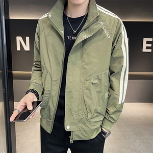 店主风夹克秋季外套男装衣服痞帅刺绣特批款C317-9235-P85图片