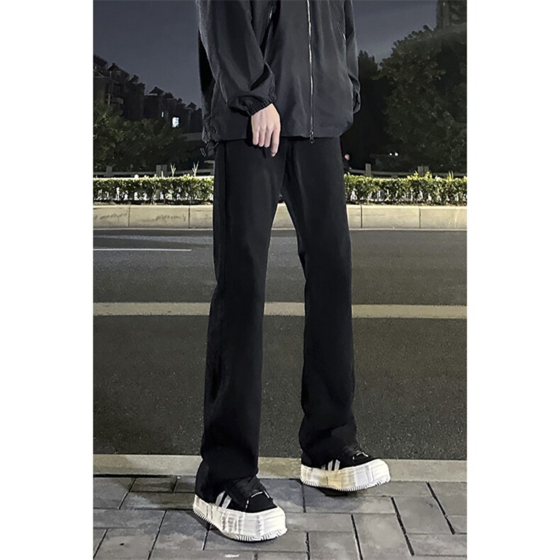 B221美式ins高街暗黑小众修身弹力休闲牛仔裤LK23010-P60控78,男装牛仔裤,电商B221