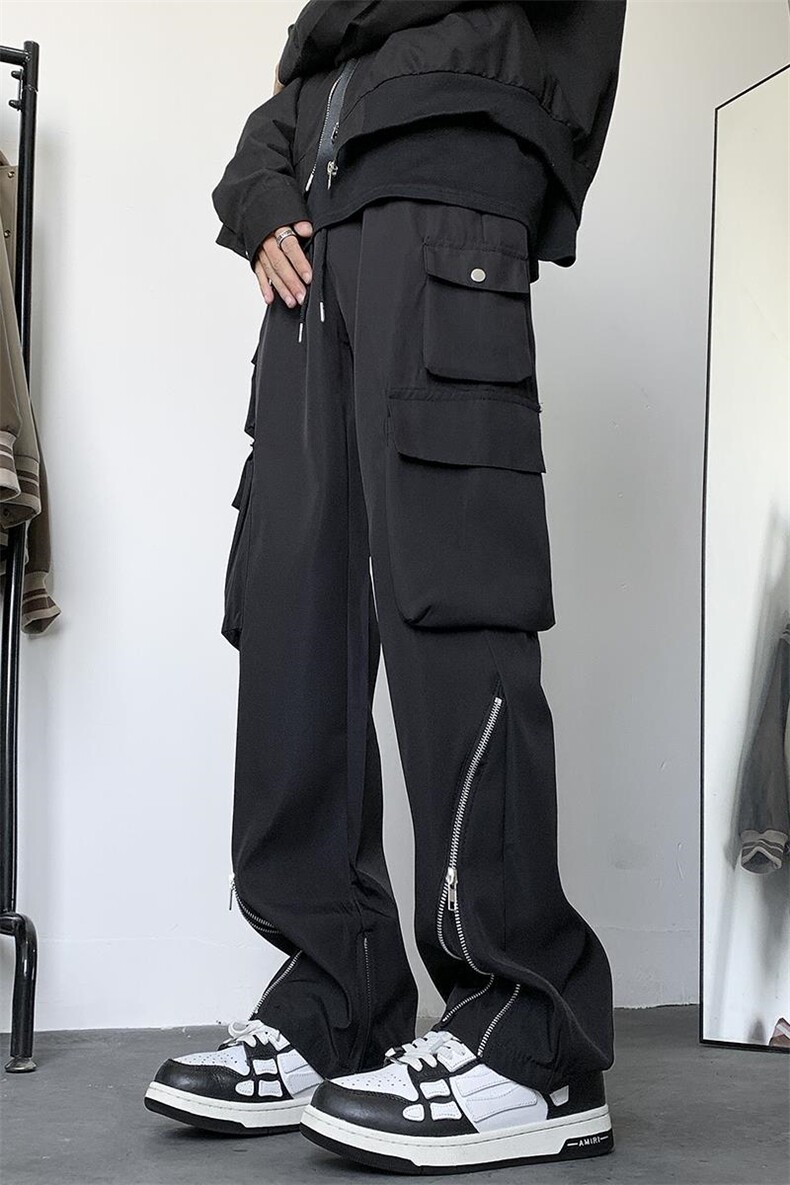 工装百搭休闲裤男高街潮流户外防水冲锋裤长裤子G5003/P55,男装工装外套,电商D202-1