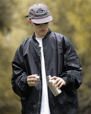 春季2024新款潮美式骷髅骨架宽松小众情侣飞行员夹克外套男，男装夹克，星座716-3