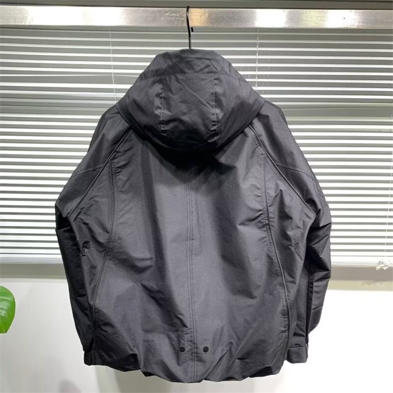 W10493-P68网图现货气质ins文艺简约牛津双层外套夹克冲锋衣,男装夹克,星座1608